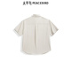 Peacebird Herren -Kleidung [gleicher Stil im Einkaufszentrum] Textured Shirt Summer New Style Outer Shirt Trendy B2CJF2540 Yunwu White 1 m