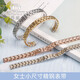 
E/M adapted to original Caloric King Starry Sky Small Cocoa Strap Women's Metal Stainless Steel Strap CK15908 Watch Bracelet Accessories Silver Steel Strap 10mm