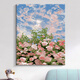 Wenshio Xingyue Rose Blume DIY Digitalöl Malerei Handgefüllte und dekomprimierte Ölfarbe Wohnzimmer Schlafzimmer Dekoration Malerei Boguang Linlin Tulp 6191 Highlight Pigment + 6 Pinsel + HD 1