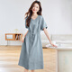 Egeangy Light Luxury Brand Kleid für Frauen 2025 Sommer neuer Stil Slim Taille Design Vielseitiger Rock hellrosa m