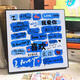 
Yusen I Love You Multilingual Diy Filling Coloring Hand-painted Valentine's Day Gift Acrylic Oil Painting Hy13561 80*80cm Thick solid wood inner frame + decorative outer frame