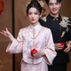 秀禾世家敬酒服礼服2025新款订婚套装新娘出阁旗袍两件套婚礼出阁仪式 N-983外套 （15天发货） L