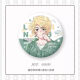 Andere Lloyds-Fan transparente periphere Abzeichen 2d Barji Exquisite Hirse Dekoration Ornamente L4839 Barji Badge 58 mm-Bright-Film
