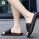 Zapatillas para hombres de carpintería para ropa de verano para nuevo sándwich de playa anti-odor anti-odor de gran tamaño de gran tamaño