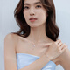 Lukfook Jewelry Platinum Necklace Butterfly Shadow Platinum 950 Crushed Ice Butterfly Necklace Price Approximately 3.90g