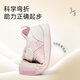 Telannis zapatos para niños pequeños para zapatos para niños para zapatos de pan baby otoño zapatos de bebé suaves para bebés para niñas zapatos funcionales blancos/rosa 23