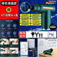RAFT Core Relajación Fascia Masajeador Electric Massager Multifuncional Fitness Músculos Green LCD Floor Versión 3888 Turn/4 Gear + 4 Head Calidad Fascia El dolor elimina el dolor/