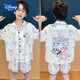 Disney Boys Ice Silk Pyjamas Sommer Cartoon Kurzärärmelbabykinder mittelgroße Kinder Home Kleidung Jungen Dünne Klimaanlagen Q ICE Seiden Doppelkürzel 6630# Pink Beaver 170 Größe 10 Empfohlene Höhe [100-110 cm]