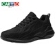 CARTELO Lace-up Women's Shoes 2025 Spring Mesh Shoes Black Mesh Breathable Sneakers Women's Light Soft Sole Running Shoes Versatile ZH6636 Black and White Mesh 41