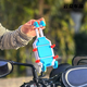 Motorcycle mobile phone holder colorful armor anti-theft shock-absorbing carapace Hailan Bay Octopus electric vehicle navigation without base and clamping arm panel version
