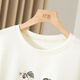 
She pool fashion suit 2025 summer new women's short-sleeved T-shirt with shorts simple sports two-piece set