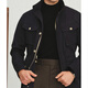 
BG GLAMURB light luxury brand men's sweater half turtleneck black pullover base shirt autumn and winter inner round neck sweater black 8885 L