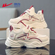 Warrior children's sports shoes spring and autumn boys' shoes lightweight dad shoes girls' running shoes WZ-1028 m/burgundy 36