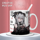 
Yaowan Xi and Double Pamishi peripheral Q version Jietawei Dawn cute mug coffee cup 2D game drinking cup [White single cup] TJ3895 exquisite [mug] + coaster + spoon