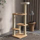 Madera sólida Gat Cat Crawler Integrated Cat Nest Platform de salto Tablero Four Seasons Universal Space Space Capsule Pet Suministies 9221 Capsule de espacio de madera sólida Catterio de gato