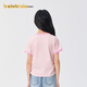 Balabala children's clothing children's short-sleeved girls' T-shirt 2025 summer wear miiiiichan IP mall same style dream pink 60359 150