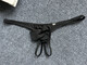 Sexy Tanga mit niedriger Taille für Männer mit offenem Mund, eisgedünnes, hohes Schwulenbett, feste Farbunterwäsche, schwarz-weiß-purpur-3-Pack M geeignet für Gewicht 100 Jin [Jin gleich 0,5 kg] -120 Jin [Jin gleich 0,5 kg]