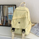 2025 Neues leichter Rucksack Rucksack Multifunktional heißes One-Shoulder-Dopamin-Internet-Promi Crossbody Tasche Reisen Brustbeutel Sahne Gelb gelb