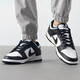 耐克（NIKE）官方男鞋25夏季新款运动鞋 DUNK LOW复古板鞋胶底低帮轻便休闲鞋 黑色白DD1391-100 42.5