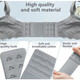 Underwear extension button elastic elastic bra adjustment lengthen underwear back button bra extension button three rows three button 8Pcs pearl bag