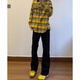 
7 high-quality black jeans for summer men and women American high street men jeans men couples slim straight pants men DFFS-701 black L