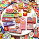 
Lezhe mini supermarket small school bag cashier boy and girl play house toys DIY mini food play simulation items