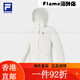 Официальный женский набор из двух частей FILA 2025 Spring New Outdoor Sports Basic с капюшоном - BK S160/80A/S Одиночный размер