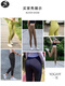 Yoga pants for women, new outer wear compression fitness pants, high waist, hip lift, abdominal control, running sports Pilates clothing, navy blue, nude body shaping, with pockets L