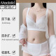 Modale High-End-Verstellbares für Frauen, die sich an Frauen sammeln und sie sammeln, um das Durchhängen und Korrektur und fester Weichstahlring dünne BH Himmelblau zu verhindern 85b verdickt 85b