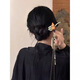 CHUXIANG creative faucet sandalwood hairpin with funny design gold hairpin new Chinese style hairpin as a gift for besties Ancient style gourd coin hairpin with tassels A16-304
