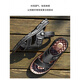 Red Dragonfly [Cowhide] Sandals Men's Cowhides Summer Men's Sandals Men's Casual Two-Wear Driving Fishing Beach Shoes Men 9928 Brown_Top Cowhide 38
