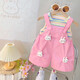 [Recomendado por la Madre Central] Ropa de bebé y niños 0 Summer Baby Girl Every Set 1-3 años de chaleco de chaleco de verano Amarillo 80 cm