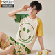 Modal Summer Cotton Kurzärmer Shorts Pyjamas Herren-Sommer-Jugendstudentanzug Anzug Dünne koreanische Cartoon Herrenhauskleidung H9928 L (Empfohlen 100-120 Jin [Jin gleich 0,5 kg])