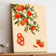 Ink Douyu DIY digital oil painting coloring painting coloring hand-painted oil color decorative painting peace and joy birthday gift