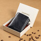 Yunfan (YUNFAN) C brand wallet men's vertical top layer cow I leather zipper change position large capacity short leather wallet CLQ3881BF oil leather brown color