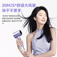 Midea 150 million negative ion hair dryer, high-power hair care hair dryer, household hair dryer, home appliance national subsidy FD205-Starlight Silver, holiday/birthday gift recommendation