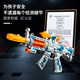 GJXBP Toy Gun Gun Música eléctrica Machine Gun Gun Submachine Gun Boys Gun Toys Night Market Set un stand 3886 Spray Sound Light Gun [Camo Green]