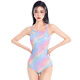 Nailang student swimsuit women professional racing dry sexy pure backless one-piece triangular bikini beach vacation swimsuit 07 colors M