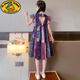 G.Duckkids Vestido para niñas Princesa Vestido de princesa de verano Falda de verano Summer Summer Cloting Summer Clothing 2025 New Children's Clothing SX3271 Manga de pétal