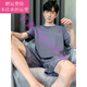 
Qi Xiao (QIXIAO) elderly pajamas 60-70 years old male middle-aged and elderly father men summer short-sleeved shorts thin summer two-piece suit NJR-HDE9928 L [soft and skin-friendly, comfortable and pure cotton]