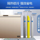 Meiling 418/528/738 liter commercial large-capacity freezer refrigerated to freezer horizontal freezer deep cooling quick freezing 738DTX machine control -24 degrees anti-condensation steel plate