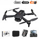 DJI Elf Drone Remote commande Aircraft Aension Photographie Haute définition 4K Double caméra Moteur sans balais Optical Flow Hover Pliant H16 Optical Flow Double Lens [Stronglessless + 360 Roll + Set High] Trois version électrique