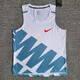 NBA KIDS-NIKE猎鹰速干半袖田径训练服专业跑步猎鹰短跑服装反光网眼速干 耐克-猎鹰背心-灰色【高品质】 M 耐克-M 55-65KG