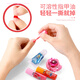 
Shantoulin Village Children's Cosmetics Toy Set Girl Makeup Box Play House Makeup Girl Princess Makeup Box Kid Angel Wings Beauty Plate 34 Accessories