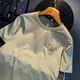 Jeep Spirit Summer Summer de manga corta para hombres de manga corta NUEVA Camiseta de camiseta impresa con estampados de moda de algodón de algodón de algodón de algodón de giro alto de alto rango [JSW9906] M adecuado para 90-108Jin [Jin iguala 0.5 kg] desgaste