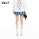 DZZIT Jeans 2025 Spring NUEVO Denim Flower Brot Light and Vibrant Telor Spring Mujeres 3J1R1591S Azul XS