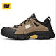Carter Cat Carter Herrenschuhe Wandern im Freien Wandern Schicht Cowide Casual Sporttasche Großgröße Low -Top -Arbeit Schuhe Herren schwarz 40