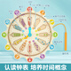 爸爸卫士 DADDY GUARD儿童专注力训练3-6岁 数字迷宫时钟教具 时间规划益智认知玩具 时钟教具【含18张卡片】彩盒