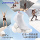 Decathlon adult running casual fitness comfortable sports socks autumn and winter thickened warm high-top 3 pairs 2308147