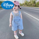 Disney Girls Children's Clothing Denim Consejo de mezclilla Summer NUEVO Estilo Bebé Versión de Corea de Moda Corea de Summer Pantalones Azules 90